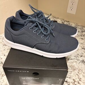 Travis Mathew The Daily II Knit casual shoe Blue Size men’s 11.5